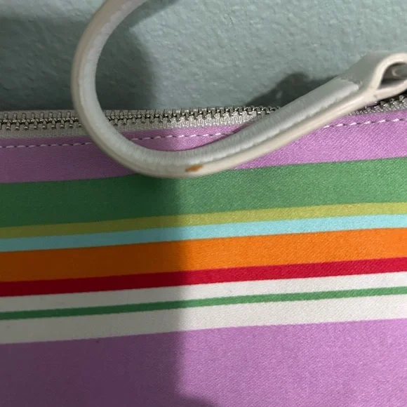 Coach Purple and Green Clutch with Elegant Design - Picture 2 of 4